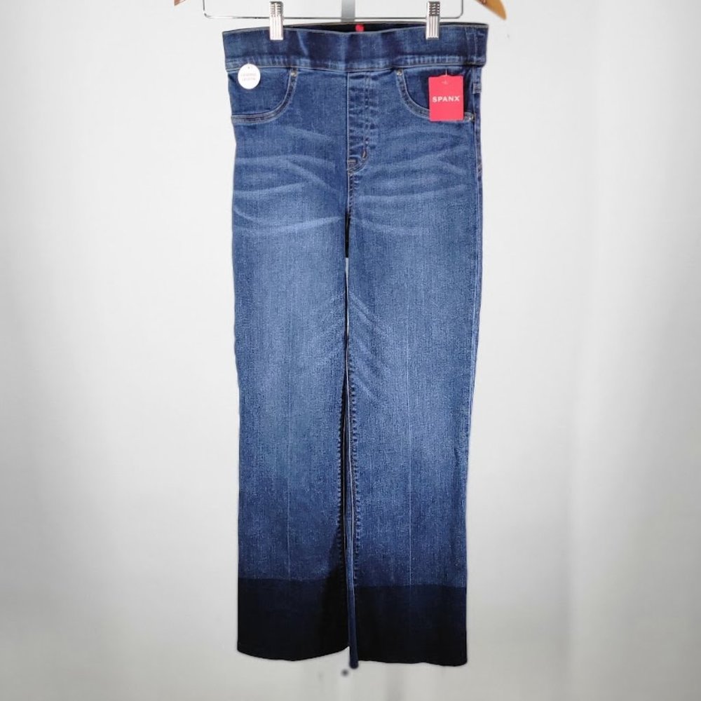 SPANX jeans cropped flare Sz S NEW - Picture 3 of 9
